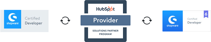 EXWE ist HubSpot Solutions Provider und hat eine Shopware 5 und Shopware 6 Schnittstelle